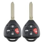 2 x Remote Car Key Fob  Case for 2007 2008 2009 2010 2011    X9N61264