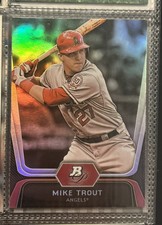 Mike Trout Bowman Platinum Rookie Card