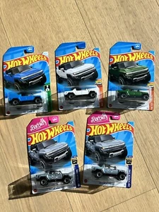 Hot Wheels GMC Hummer EV Lot Of 5 Cars - 2x Barbie Movie + White + Green + Blue - Picture 1 of 7