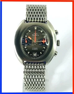 Rare 1970 Vintage Swiss Technos Chronograph Valjoux 7734, Datora model! - Picture 1 of 13