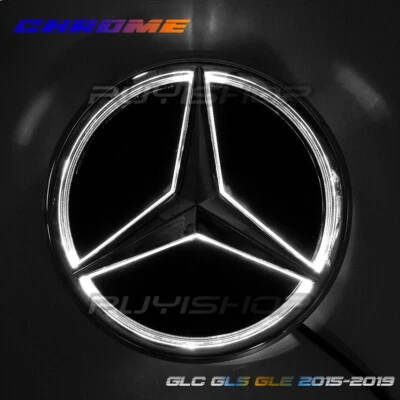 Car Led Grill Emblem Front Star Logo Light For Mercedes Benz GLC GLE GLS Mirror - Изображение 1 из 4