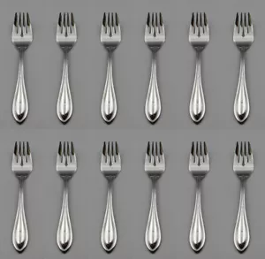 Oneida Stainless AMERICAN HARMONY Salad Forks - Set of Twelve New - Picture 1 of 4