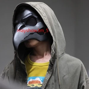 Games Overwatch Reaper Gabriel Reyes Cosplay Crow Mask Halloween Party Prop Gift - Picture 1 of 6