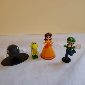 4 figuras de Super Mario World Luigi Bullet Bill Koopa Troopa Princesa Margarita - Imagen 1 de 6