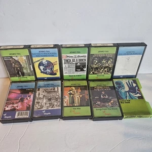 JETHRO TULL 10 Cassette Tape Lot Rock Thick As A Brick Aqualung This Was A - Picture 1 of 5
