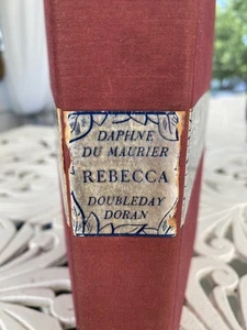 Vintage Book Rebecca Daphne Du Maurier Doubleday 1938 - Picture 1 of 13