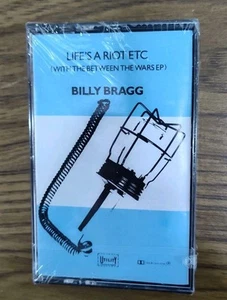 SEALED Billy Bragg - Life's A Riot Etc (With The Between The Wars) cassette 1985 - Picture 1 of 3