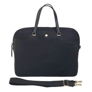 Bolso bandolera de nailon Kate Spade Jae para computadora portátil maletín negro - Imagen 1 de 8