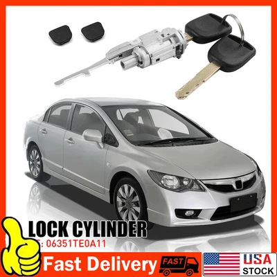 Ignition Switch Lock Cylinder for Honda CRV Civic Element Odyssey 2002-2014 - Image 1 of 4