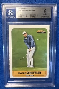 SCOTTIE SCHEFFLER RARE 2022 SPORTS ILLUSTRATED FOR KIDS SI GOLF BGS 6 Sub 9,8.5 - Picture 1 of 5