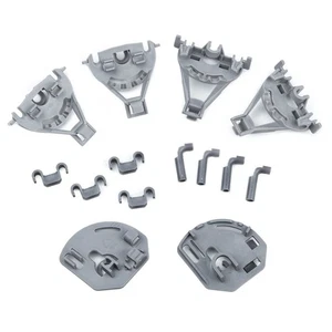 Lagerset Befestigung Unterkorb für Geschirrspüler Bosch Siemens 418675 00418675 - Bild 1 von 5