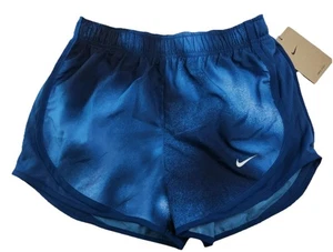 Nike Womens Drifit Blue Tempo Print 3" Inseam Running Shorts Size Xl - Picture 1 of 2