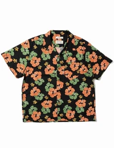 Nudie Jeans Arvid Floral Hawaii Shirt - Black - Picture 1 of 1