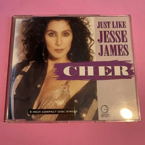 Cher - Just Like Jesse James (CD, 1989) 3 TRK IMPORT Single *RARE* -VGC- - Picture 1 of 4