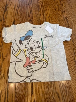 Camiseta Disney Mickey and Friends Pato Donald Niño Pequeño Niños Talla 4T Nueva Foto 1 de 4
