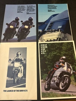 BMW K Series Brochures x15 - 1980's-2000's - K75, 100, 1200 Models Rare - Image 1 of 4