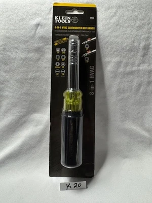 Klein Tools 32596 Screwdriver / Nut driver 8-in-1 HVAC Multi Tool  - NEW - Image 1 of 4