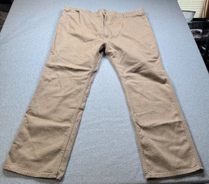 Vintage Levi's Action Herrenjeans 50 x 32 hellbraun braun rot Fledermaus hergestellt in den USA - Bild 1 von 8