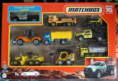 2023 Matchbox MBX CONSTRUCTION 9 Pack - Image 1 of 2