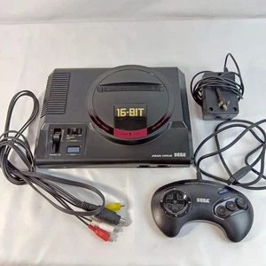 Console Sega Mega Drive HAA-2510 con controller cavo AV adattatore AC testato s1463M - Foto 1 di 10