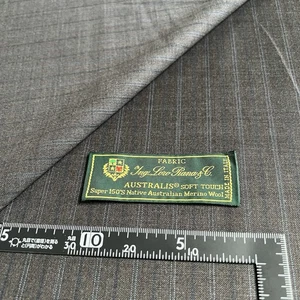 Loro Piana AUSTRALIS Fabric 1.60m - Super 150'S Wool Soft Touch - Brown Blue - Picture 1 of 11