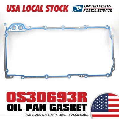 Junta de cárter de aceite OE OS30693R para Chevrolet Silverado 1500 4,8 L 5,3 L 6,0 L 1999-2013 Foto 1 de 4