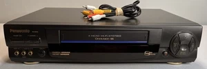 Panasonic PV-9662 Blue Line 4 Head Omnivision VCR No Remote, W/RCA Cable, WORKS - Picture 1 of 7