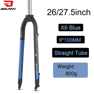 26/27.5/29inch Disc Brake Mountain Bicycle Rigid Fork Straight Tube Hard Forks - Picture 1 of 32