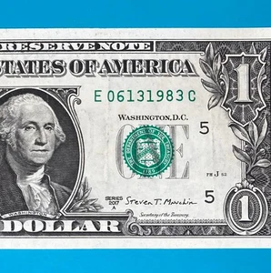 June 13, 1983 (E 06131983 C) BIRTHDAY Note $1 One Dollar Bill - Picture 1 of 4