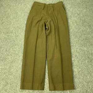 Vintage US Army Wool Field Pants Mens 32x31 Serge Military Trousers 40s - Picture 1 of 14