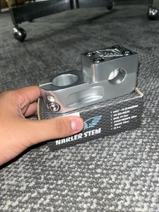 Se Bikes Narler Stem Clamp 22.2mm Length 55mm Angle 0 Deg Silver Aluminum BMX - Picture 1 of 4