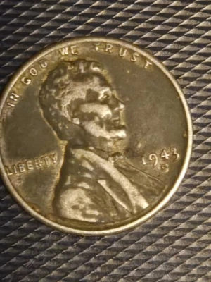 1943 S Lincoln Wheat Silver Penny Error “L” Touching Rims (256) - Image 1 of 3