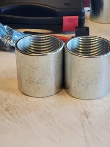 Acoplamiento de conducto rígido de acero galvanizado de 2-1/2". 2pk,  - Imagen 1 de 3