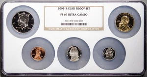 2003-S CLAD PROOF SET NGC PF69UC #1761410-(026-030) - Picture 1 of 2