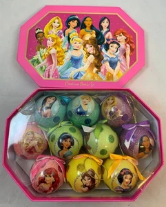 Disney Store Prinzessin Weihnachtskugeln Weihnachtsbaumschmuck Christbaumkugeln - Bild 1 von 7