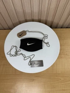 2 VINTAGE Nike Swoosh Halskette Metall 28" Kette Anhänger Erkennungsmarken Orlando Miracle - Bild 1 von 5