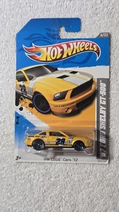 2012 HOT WHEELS HW CODE CARS 07 FORD SHELBY GT-500 - Picture 1 of 1