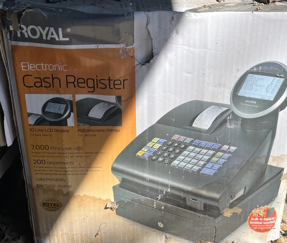 Caja registradora electrónica Royal Model 1100ML Alpha sistema de gestión de efectivo llaves Foto 1 de 1