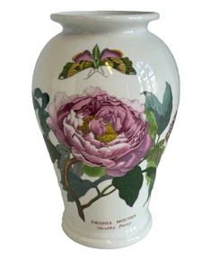 Portmeirion Botanic Garden Shrubby Peony Vase Height 21cm - Picture 1 of 6