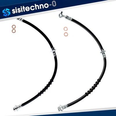 Manguera hidráulica de freno delantera izquierda y derecha para Nissan Altima 2002 2003 2004 2005 2,5 L Foto 1 de 2