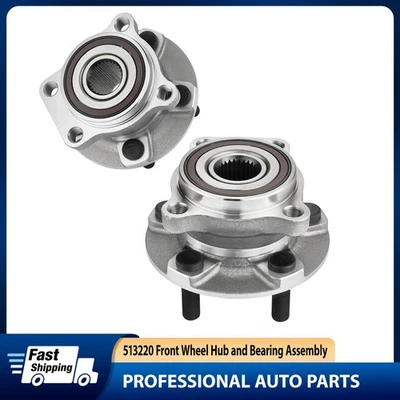 Conjunto de bujes de cojinetes de rueda delantera para Subaru Outback Legacy 2005-2014 2,5 L 3,0 L Foto 1 de 4