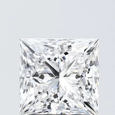 2.06 Ct Princess Cut IGI Certified Lab Grown CVD Diamond D Color VS2 Clarity - Image 1 of 4