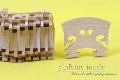 10 piezas violín 4/4 piezas madera arce puente barroco alta calidad Foto 1 de 2