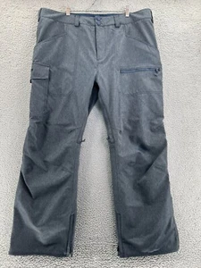 BURTON Snowboard Pants Men's XXL Living Lining Insulated Snow Gray/Iron Covert - Picture 1 of 20