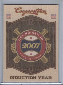 CAL RIPKEN Jr. 2012 Panini Cooperstown HOF Classes Induction Year #18  D6487