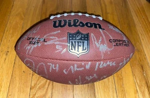 2024 PHILADELPHIA EAGLES TEAM FIRMADO TAMAÑO COMPLETO FÚTBOL PRUEBA CERTIFICADO DE AUTENTICIDAD - Imagen 1 de 13