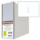 Etiketten DIN A5 210 x 148 Versand Paket Aufkleber 1000 Blatt weiß selbstklebend