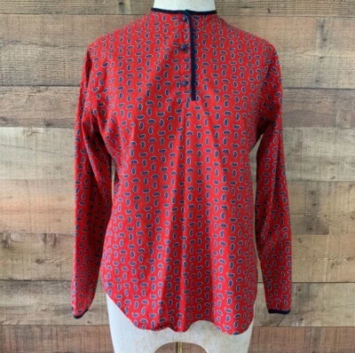 Top túnica vintage años 60 mod boho cachemira popover talla pequeña Foto 1 de 4