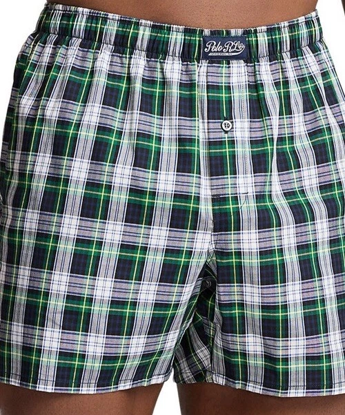 Auténtico Polo Ralph Lauren Calce Clásico Boxer Cuadros Talla Pequeña Foto 1 de 1
