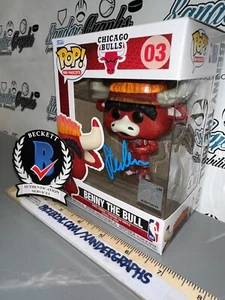 STEVE KERR BENNY BULL 03 SIGNED AUTOGRAPHED NBA BASKETBALL FUNKO POP-BECKETT BAS - Picture 1 of 8